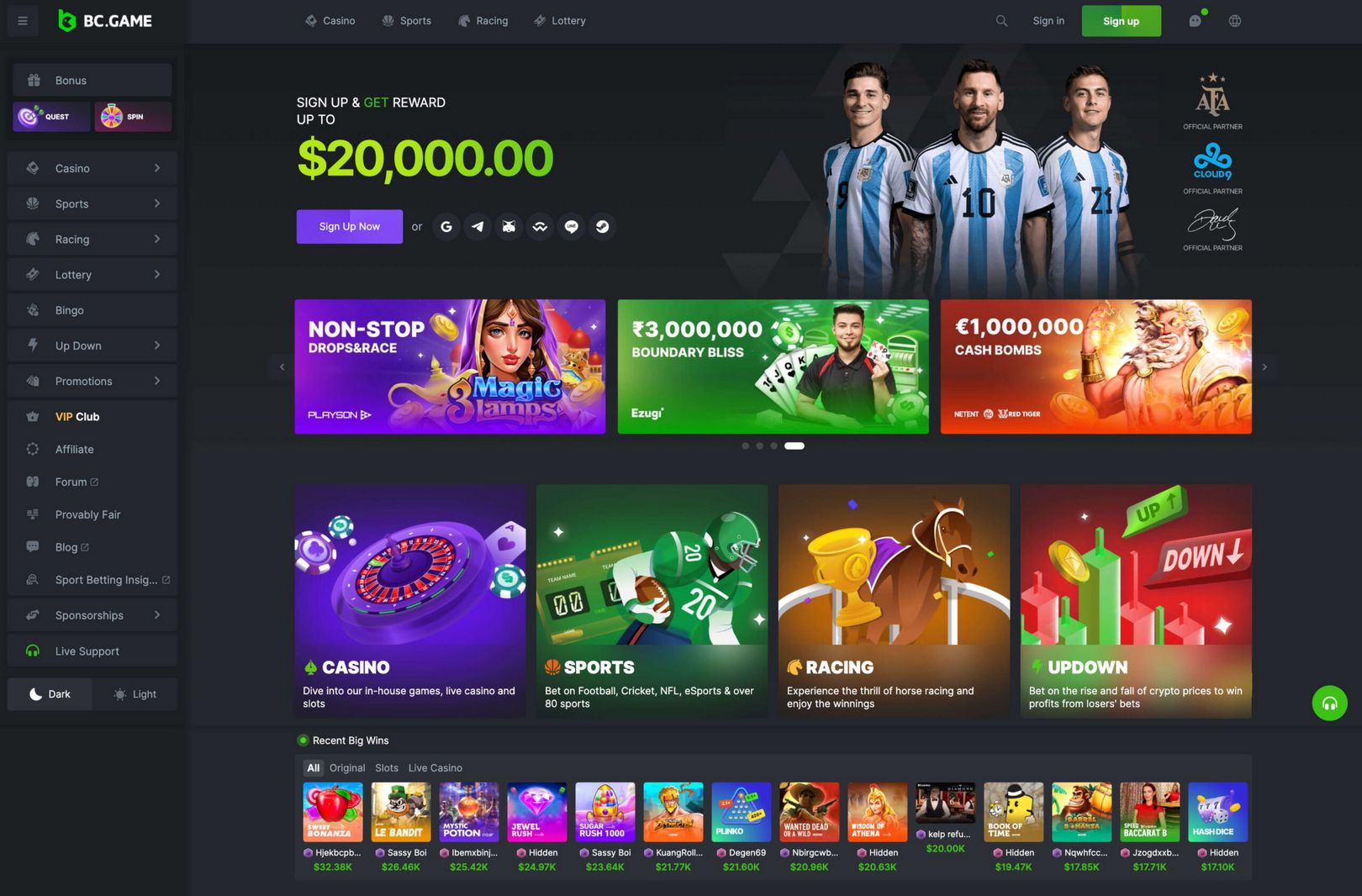 BC.Game Crypto Online Casino - Official Website